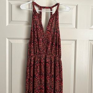 Long maxi dress with slip